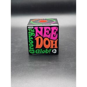 Schylling Nee-Doh Groovy Glob Stress Ball Fidget Toy Red 26058YP Orange